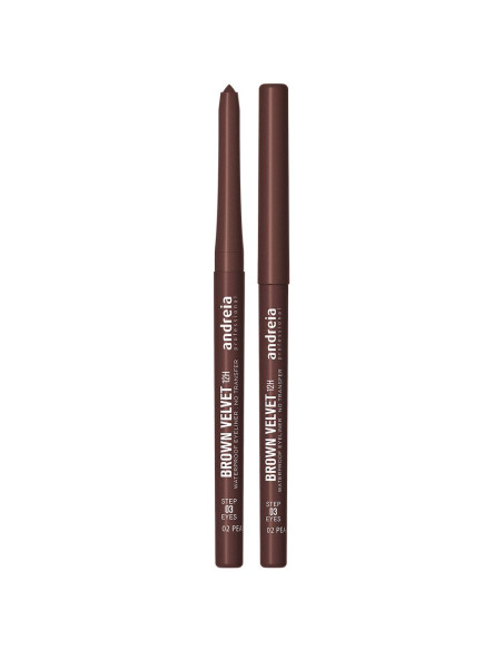 Lápiz Brown Velvet waterproof Andreia Makeup