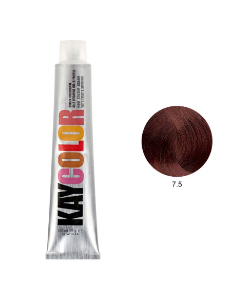 Coloração 7.5 Loiro Acajú 100ml - Kaycolor Kay Color