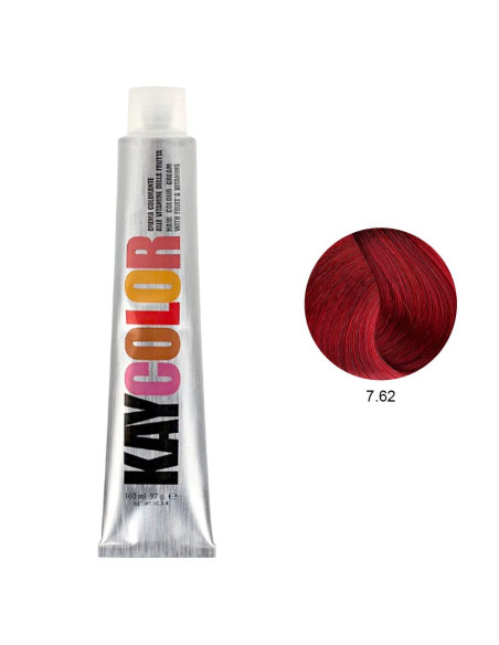 Coloração 7.62 Louro Vermelho Luminoso 100ml - Kaycolor Kay Color