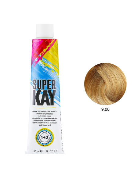 Coloração 9.00 Loiro Muito Claro 180ml - SuperKay SUPERKAY 