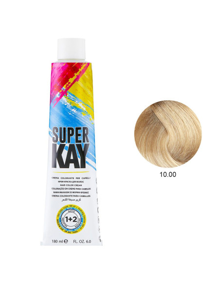 Coloração 10.00 Loiro Platinado 180ml - SuperKay SUPERKAY 