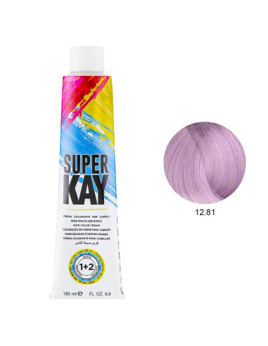 Coloração 12.81 Loiro Perolado Especial 180ml - SuperKay SUPERKAY 