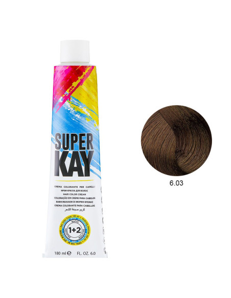 SuperKay 6.03 rubio oscuro natural cálido 180 ml