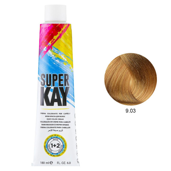 SuperKay 9.03 rubio muy claro natural cálido 180 ml