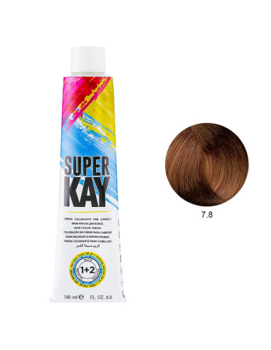 Coloração 7.8 Loiro Chocolate 180ml - SuperKay SUPERKAY 