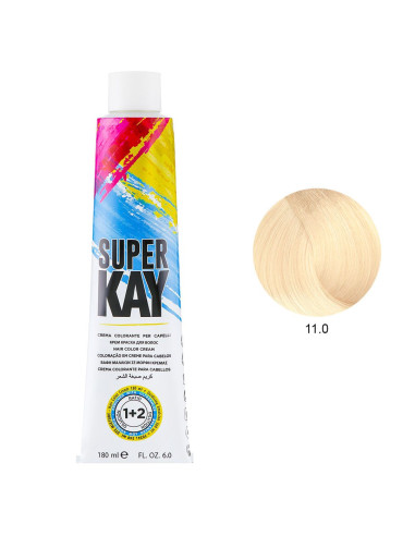 Coloração 11.0 Loiro Natural Super Platinado 180ml - SuperKay SUPERKAY 