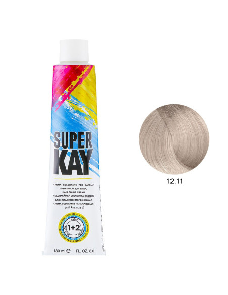 Coloração 12.11 Loiro Especial Intenso 180ml - SuperKay SUPERKAY 