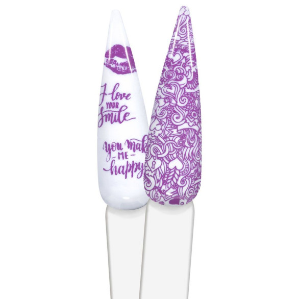 Gel de estampación INOCOS rosa 8 ml