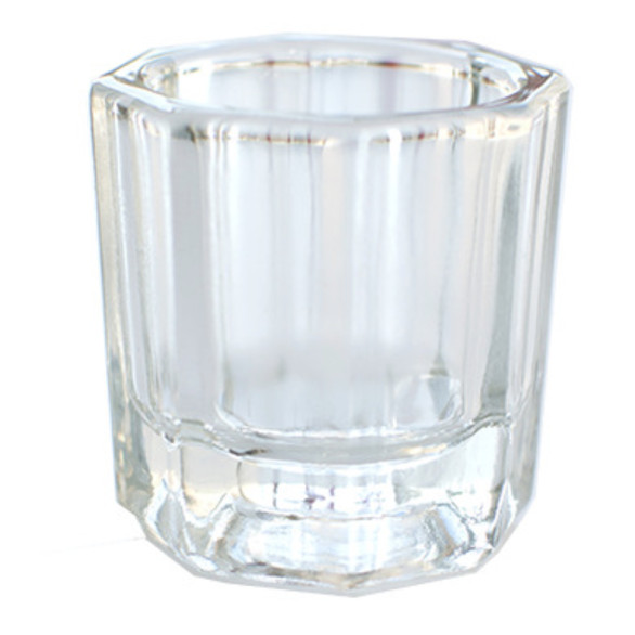 Vaso Dappen de vidrio para acrílico