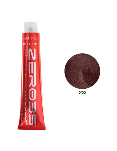 Coloração Hair-Tech 100ml - 5/55 Castanho Claro Violino Intenso - Zero35 - Emmebi Coloração ZERO35COLOR