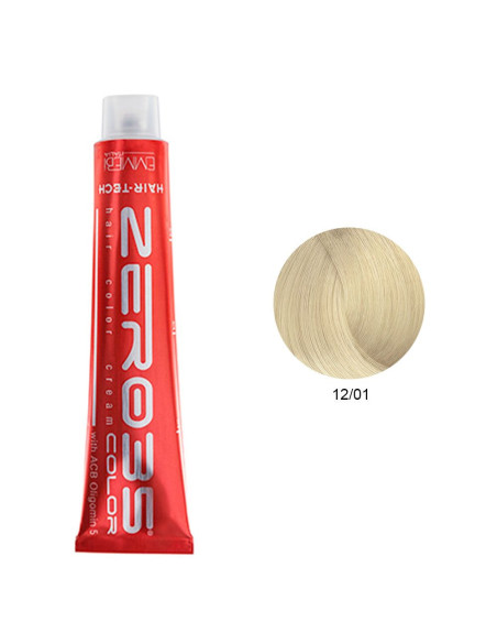 Coloração Hair-Tech 100ml - 12/01 Loiro Ultra Claro Gelo Cinza - Zero35 - Emmebi Coloração ZERO35COLOR