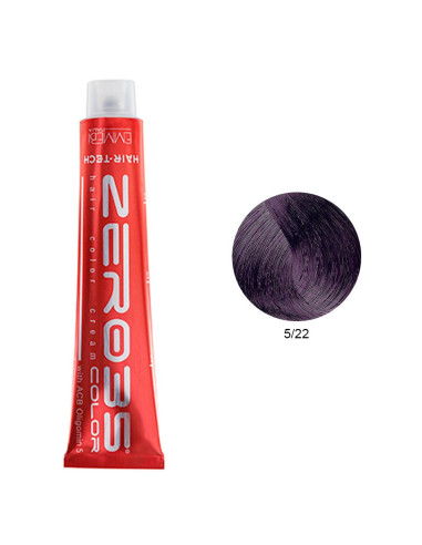 Coloração Hair-Tech 100ml - 5/22 Castanho Claro Violeta Intenso - Zero35 - Emmebi Coloração ZERO35COLOR