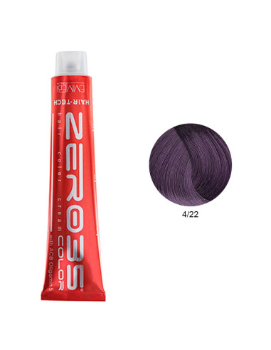 Coloração Hair-Tech 100ml - 4/22 Castanho Violeta Intenso - Zero35 - Emmebi Coloração ZERO35COLOR