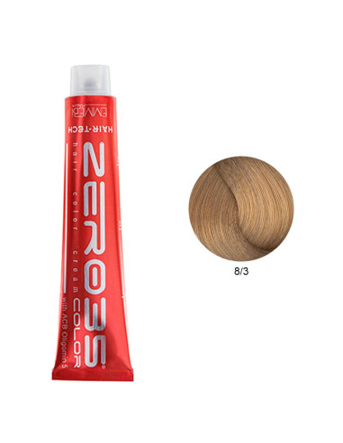 Coloração Hair-Tech 100ml - 8/3 Loiro Claro Dourado - Zero35 - Emmebi Coloração ZERO35COLOR