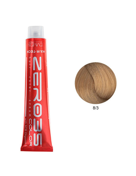 Coloração Hair-Tech 100ml - 8/3 Loiro Claro Dourado - Zero35 - Emmebi Coloração ZERO35COLOR