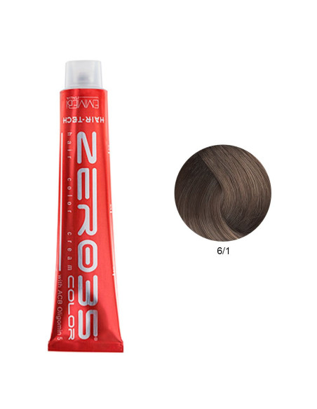 Coloração Hair-Tech 100ml - 6/1 Loiro Escuro Cinza - Zero35 - Emmebi Coloração ZERO35COLOR