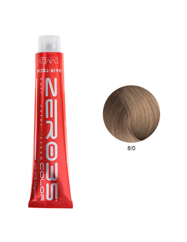 Coloração Hair-Tech 100ml - 8/0 Loiro Claro - Zero35 - Emmebi Coloração ZERO35COLOR