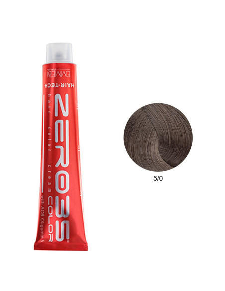 Coloração Hair-Tech 100ml - 5/0 Castanho Claro - Zero35 - Emmebi Coloração ZERO35COLOR