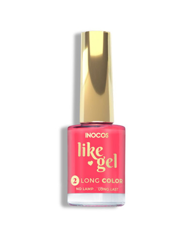 Verniz Like Gel 111 Coral Neon - Inocos INOCOS Verniz Like Gel 