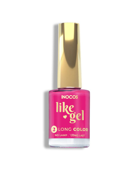 Verniz Like Gel 114 Rosa Neon - Inocos INOCOS Verniz Like Gel 