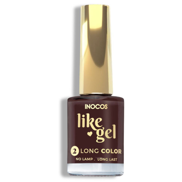 Esmalte Like Gel 117 castaño violeta INOCOS 11 ml