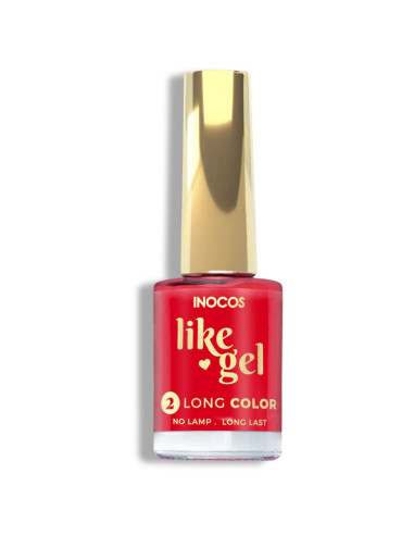 Verniz Like Gel 120 Vermelho Fogo - Inocos INOCOS Verniz Like Gel 