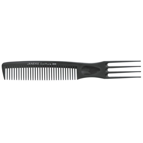 Janeke peine 806 con forma de tenedor y dientes anchos