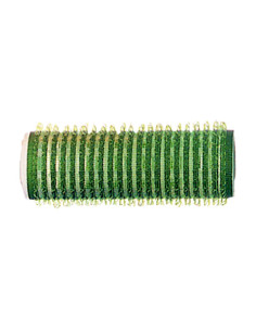 Rulos autoadherentes verde 21 mm, 12 unidades