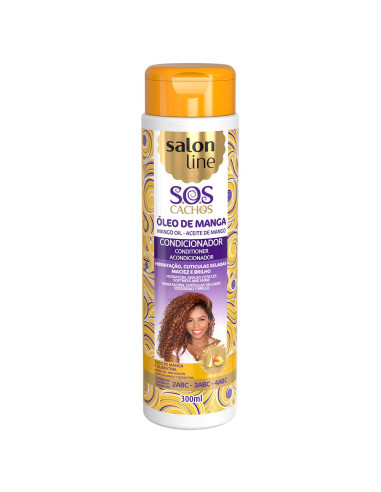 Condicionador SOS Óleo de Manga 300ml - Salon Line Salon Line SOS Cachos