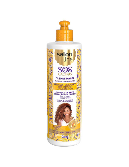 Ativador de Cachos SOS Óleo de Manga 500ml - Salon Line Ativador de Cachos Salon Line