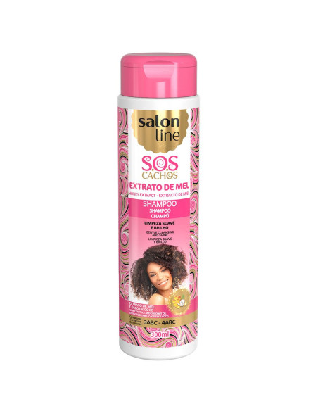 Shampoo Hidratante Salon Line SOS Cachos Mel Intensos 300ml Salon Line SOS Cachos