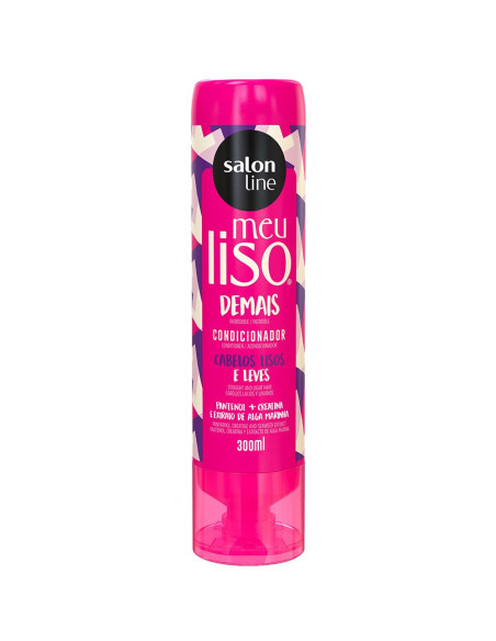 Condicionador Meu Liso Demais 300ml - Salon Line DESC Meu Liso Salon Line