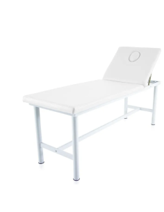 Camilla de dos secciones con orificio facial