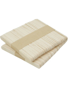 Espátulas faciales de madera de 11 cm, caja de 100 unidades