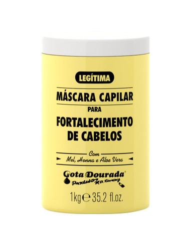 Máscara Capilar 1Kg Fortalecimento Tradicional - Gota Dourada Gota Dourada