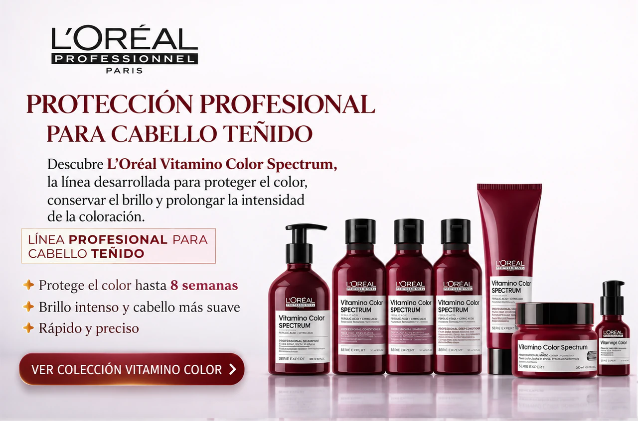 L&rsquo;Or&eacute;al Vitamino Color Spectrum: cuidado profesional para cabello te&ntilde;ido